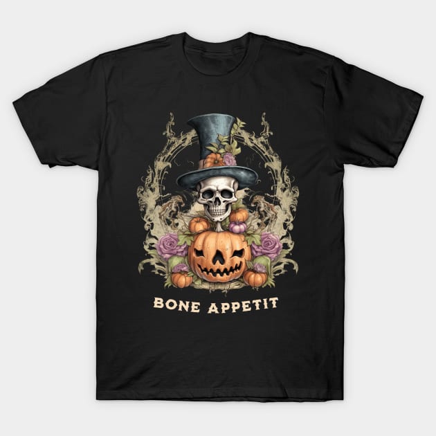Bone Appetit T-Shirt by Three Meat Curry